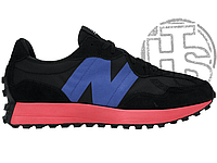 Мужские кроссовки New Balance 327 Black Blue Red MS327CPB