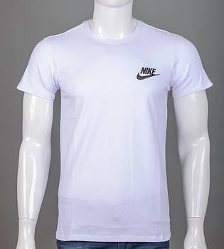 Футболка 100% Х/Б NIKE 4109м (Уп.4шт M-XXL), Білий