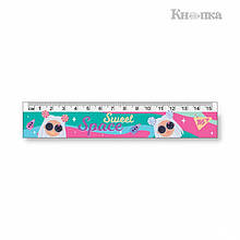 Лінійка пластикова YES 15 см / Cosmic girl