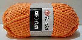 Нитки пряжа для в'язання трикотажна CORD YARN YarnArt Корд Ярд № 767 - оранж