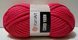 Нитки пряжа для в'язання трикотажна CORD YARN YarnArt Корд Ярд № 771 - малиновий