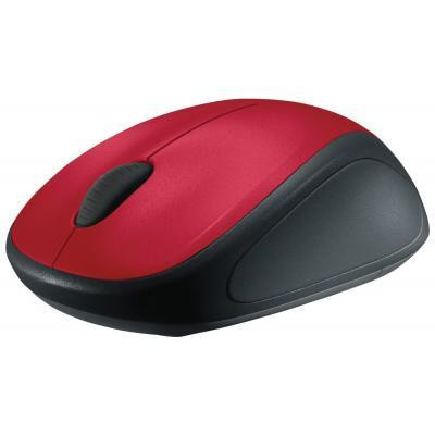 Миша бездротова USB Logitech Wireless Mouse M235 (910-002496) червона + чорна #