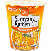 Лапша быстрого приготовления Рамен Samyang Ramen Chicken Cup 65g