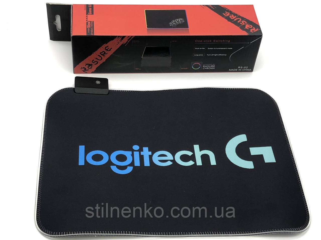Коврик для мышки RGB Logitech L-350 RS-02 (25*35*0.3) (в коробке) - фото 1 - id-p1875080314