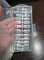 Гелевые типсы для наращивания ногтей,форма квадрат,прозрачные(240шт)