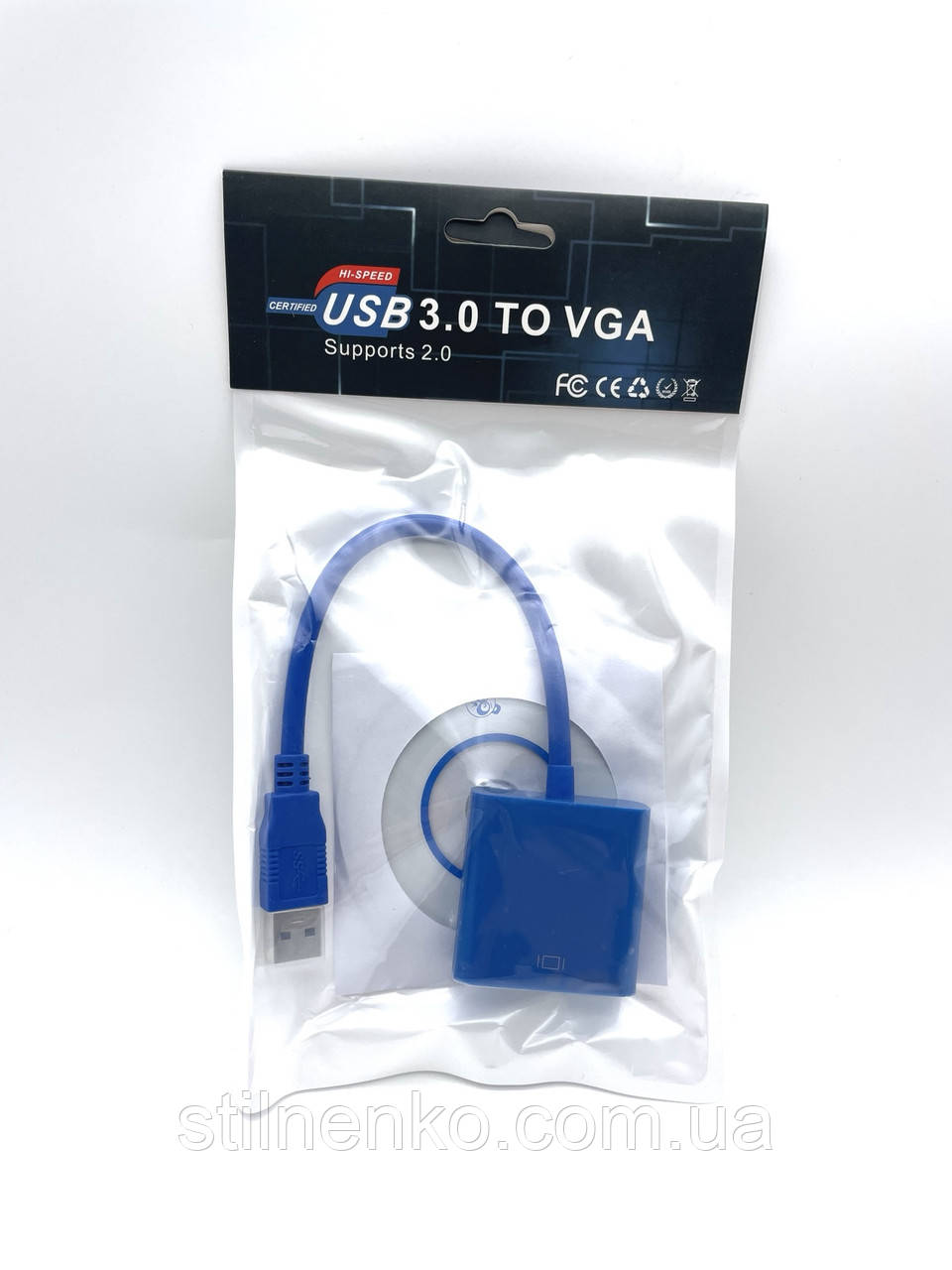 Конвертер USB 3.0 на VGA (пакет) - фото 1 - id-p1875080371