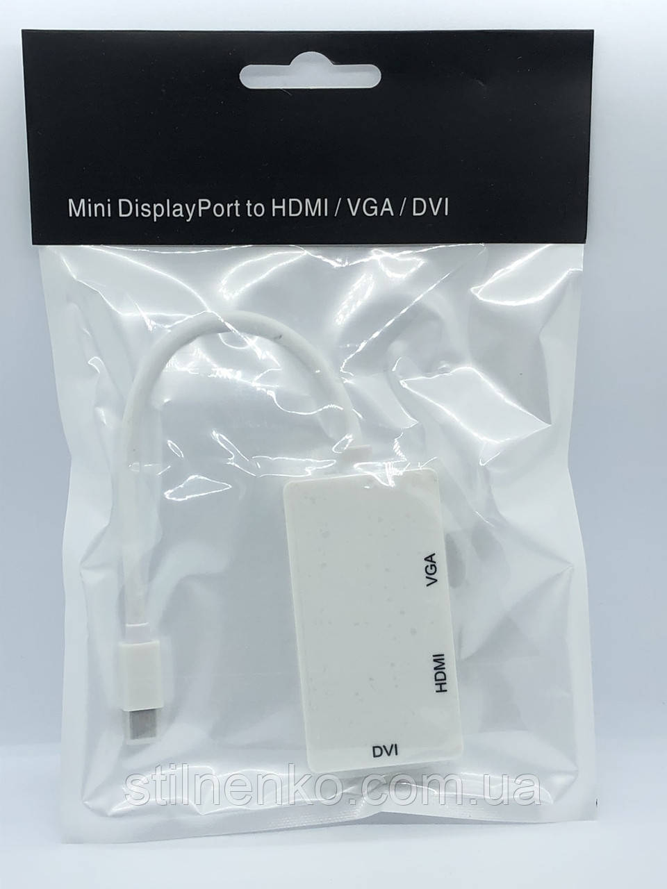 Конвертер Mini DisplayPort на HDMI/DVI/VGA - фото 1 - id-p1875080385