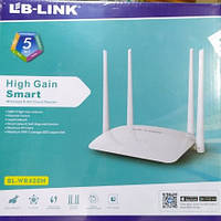 WiFi роутер LB-Link BL-WR450H 2.4GHz 300 Mbps 4*5dBi усиленные антенны 2LAN+1WAN "B11"