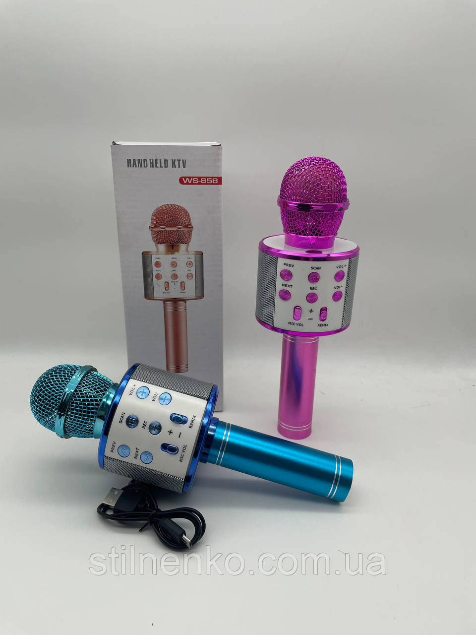 Мікрофон + караоке Bluetooth WS858