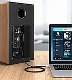 Toocki Аудіокабель Jack 3.5 - RCA аудіокабель AUX 3.5 мм 2 метри, фото 5