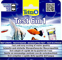 Набір тестів Tetra індикаторних для вимірювання параметрів води в акваріумі Test 6in1 арт.175488