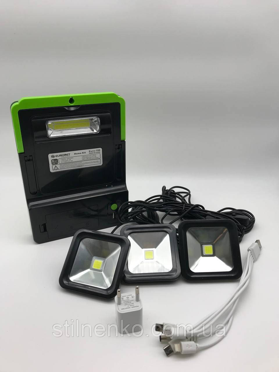 Лампа Solar light system EURONET 106 (2400 MAH) - фото 1 - id-p1875085604