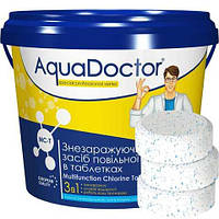 Препарат для регулярной обработки воды в бассейне мультитаб 3 в 1 Aquadoctor 5 кг таблетки 200 г