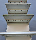 Торгові односторонні (пристінні) стелажі «Інтрак» 210х65 см., Б/у, фото 6