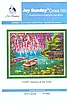 Набір для вишивання за нанесеною на канву схемою "Autumn in the creek". AIDA 14CT printed 47*38 см, фото 3