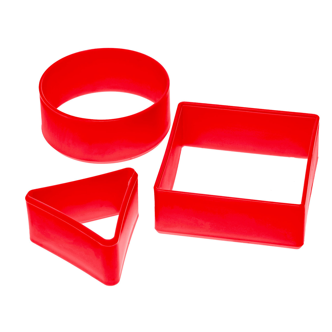 Набір пластикових форм для тортів, оформлення страв, викладення гарніру, салату (3 штуки в комплекті)