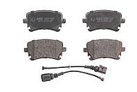 Колодки тормозные (задние) ABE Audi A3 (2008-2013), A4/A6/A8 (02-11) VW T5 (03-15) (+датчик)