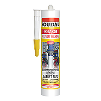 Силіконовий герметик Soudal Gasketseal/t<285/ високотемпературний Червоний