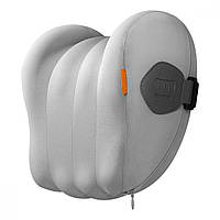 Автомобільна подушка на підголівник для шиї Baseus Car Headrest Pillow Gray