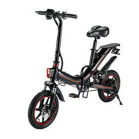 Електровелосипед OUXI V5, 500Вт, 48V чорний 30 км/год, запас ходу 70 км, електробайк для дорослих