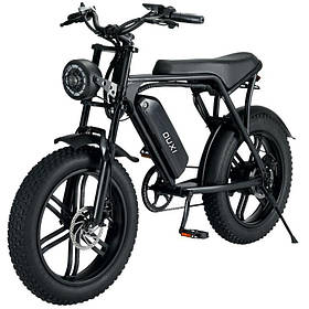 Електровелосипед OUXI V8 1000 Вт чорний всесезонний 50 км/год, запас ходу 60 км, електробайк для дорослих
