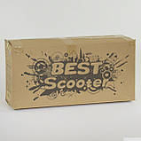 Самокат — біговел 5 в1 Best Scooter з батьківською ручкою та підніжками арт. 11210, фото 9