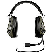 Активні навушники гарнітура MSA Sordin Supreme MIL CC-3 Slim Headband 74332-06-S | Green PVC, фото 3