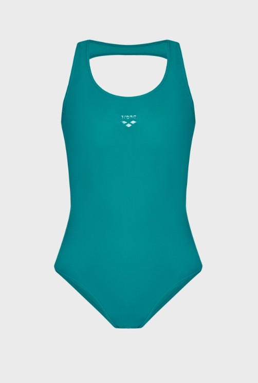 Купальник закритий для жінок Arena SOLID O BACK SWIMSUIT зелений Жін 40