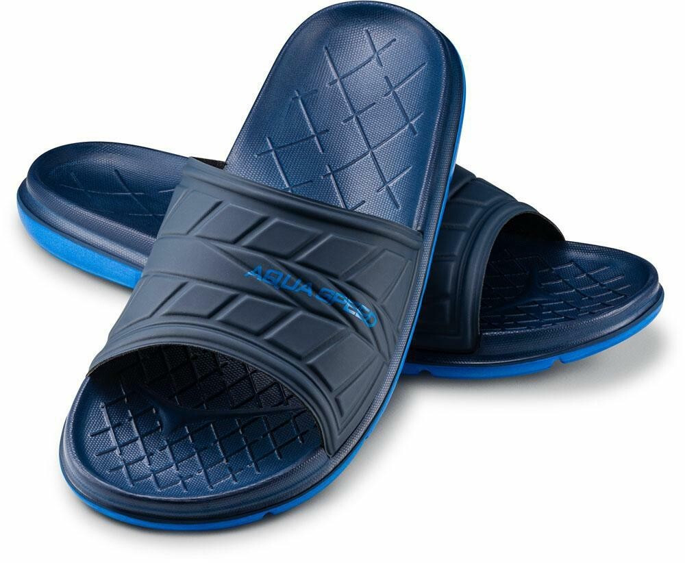 Шльопанці Aqua Speed ASPEN 8468 синій, блакитний Чол 44