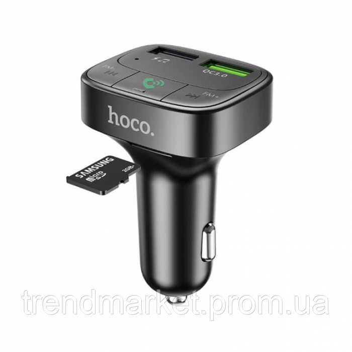 Автомобільний FM-трансмітер модулятор Bluetooth MP3 HOCO E59