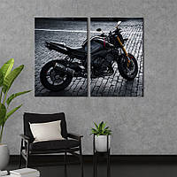 Картина на холсте KIL Art Мощный байк Yamaha FZ1 165x122 см (1379-2) z111-2024