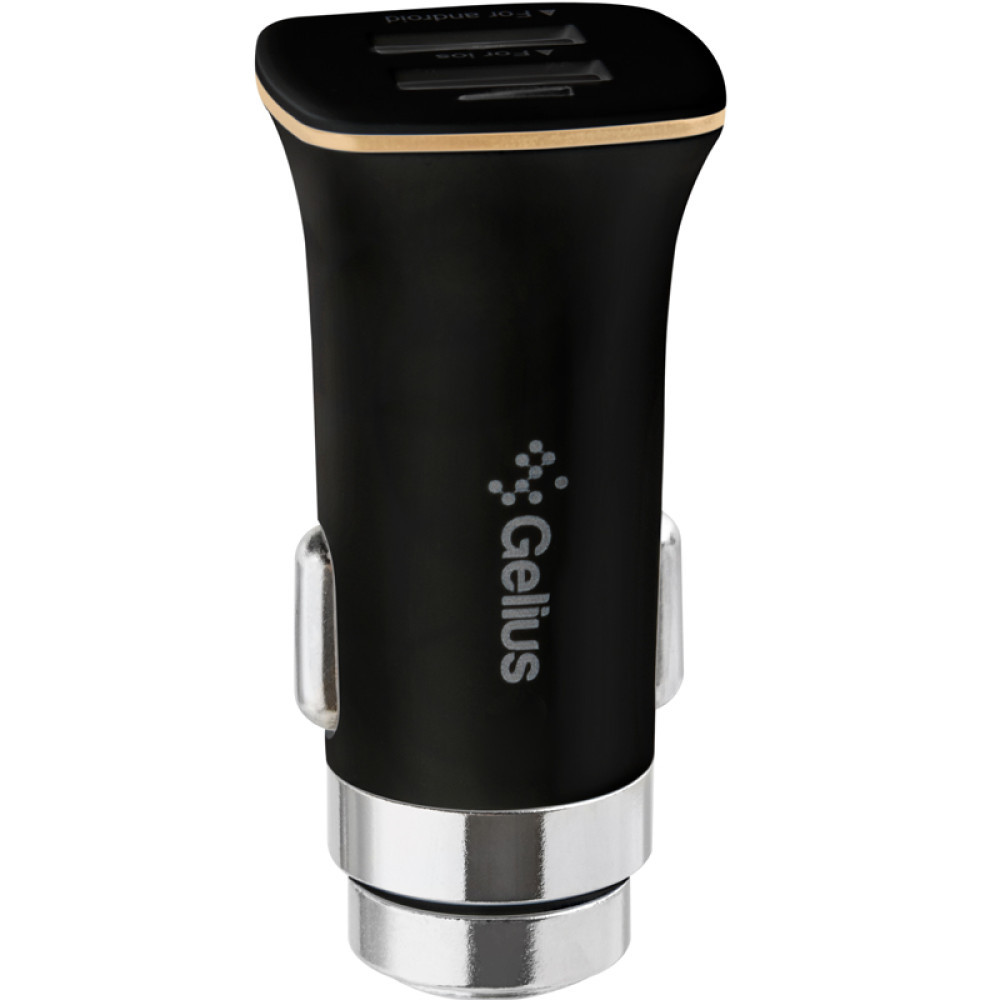 Автомобільний зарядний пристрій Gelius Pro Apollo GP-CC01 USB 3.1A, Black