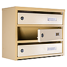Ящик поштовий багатосекційний ЯП10А (бежеві), фото 3