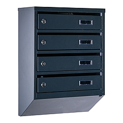 Ящик поштовий багатосекційний ЯП04А (антрацит)