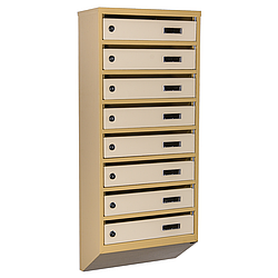 Ящик поштовий багатосекційний ЯП08А (бежеві)