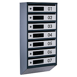Ящик поштовий багатосекційний ЯП07D (антрацитово-сірий)