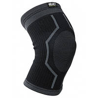 Наколенник SELECT Elastic Knee Support (009) черный/серый, S