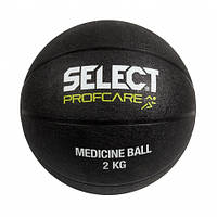 Мяч медицинский SELECT Medicine ball (010) чорний, 1кг