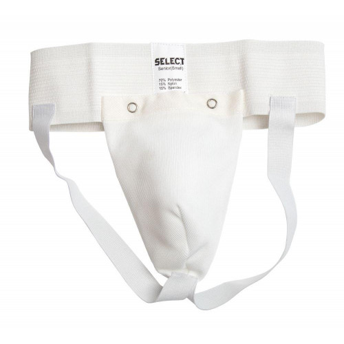 Бандаж паховий SELECT Jockstrap (001) білий, Senior (small)