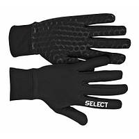 Перчатки игровые SELECT Players gloves (009) черный, 7 (XS)