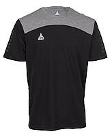 Футболка SELECT Oxford t-shirt (722) чорн/сірий, M