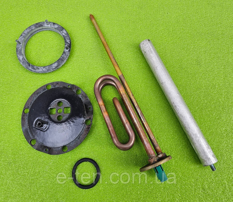 Ремкомплект №3 бойлерів ROUND,ATLANTIC (тен Італія 1500W, оригінальний фланець, анод Італія М6, два ущільнювача)