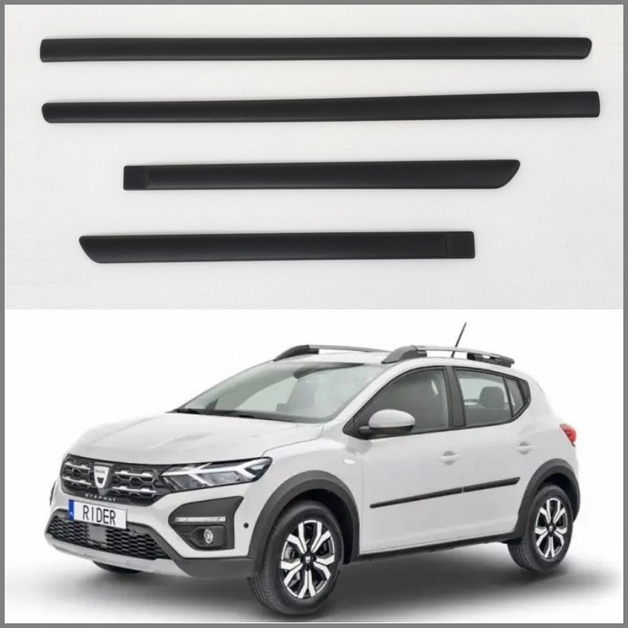 Молдинги на двері для Renault Dacia Sandero Stepway III 2021+
