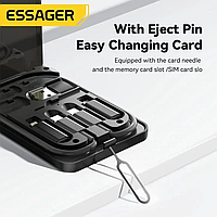 Essager 4 in 1 USB C To USB C кабель + набір перехідників конекторів