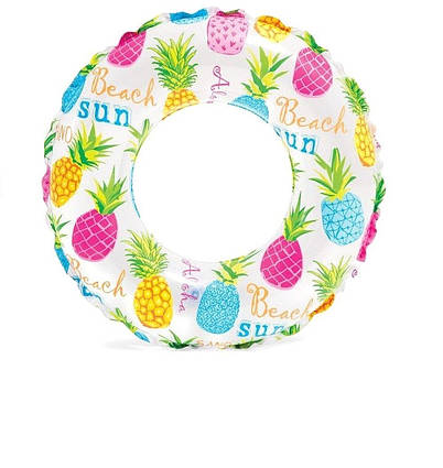 Надувне коло Intex 59230 "Ананас", 51 см