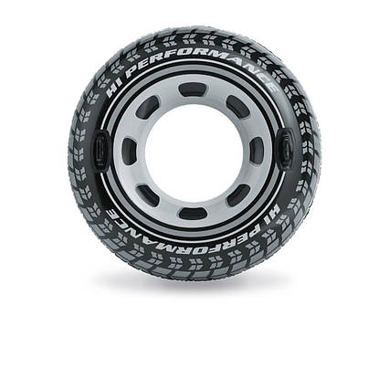 Надувне коло Intex 56268 "Шина", 114 см з ручками