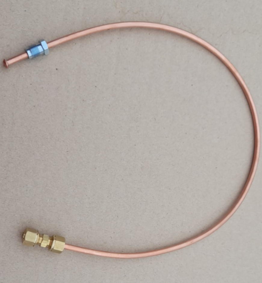 Закупити по опту або роздрібу З'єднувач (латуний) без вальцьовий трубок гальмівних d4.75 х 0,2м штуцер 10х1