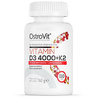 Витамины и минералы OstroVit Vitamin D3 4000 + K2 (110 таблеток.)