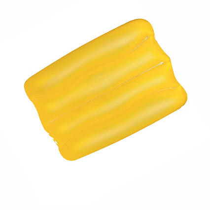 Надувна вінілова подушка Bestway 52127, жовта, 38 х 25 х 5 см