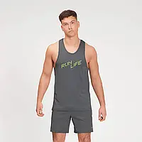 Мужская спортивная майка Myprotein Men's Graphic Running Tank Top - Carbon 2XL / 3XL